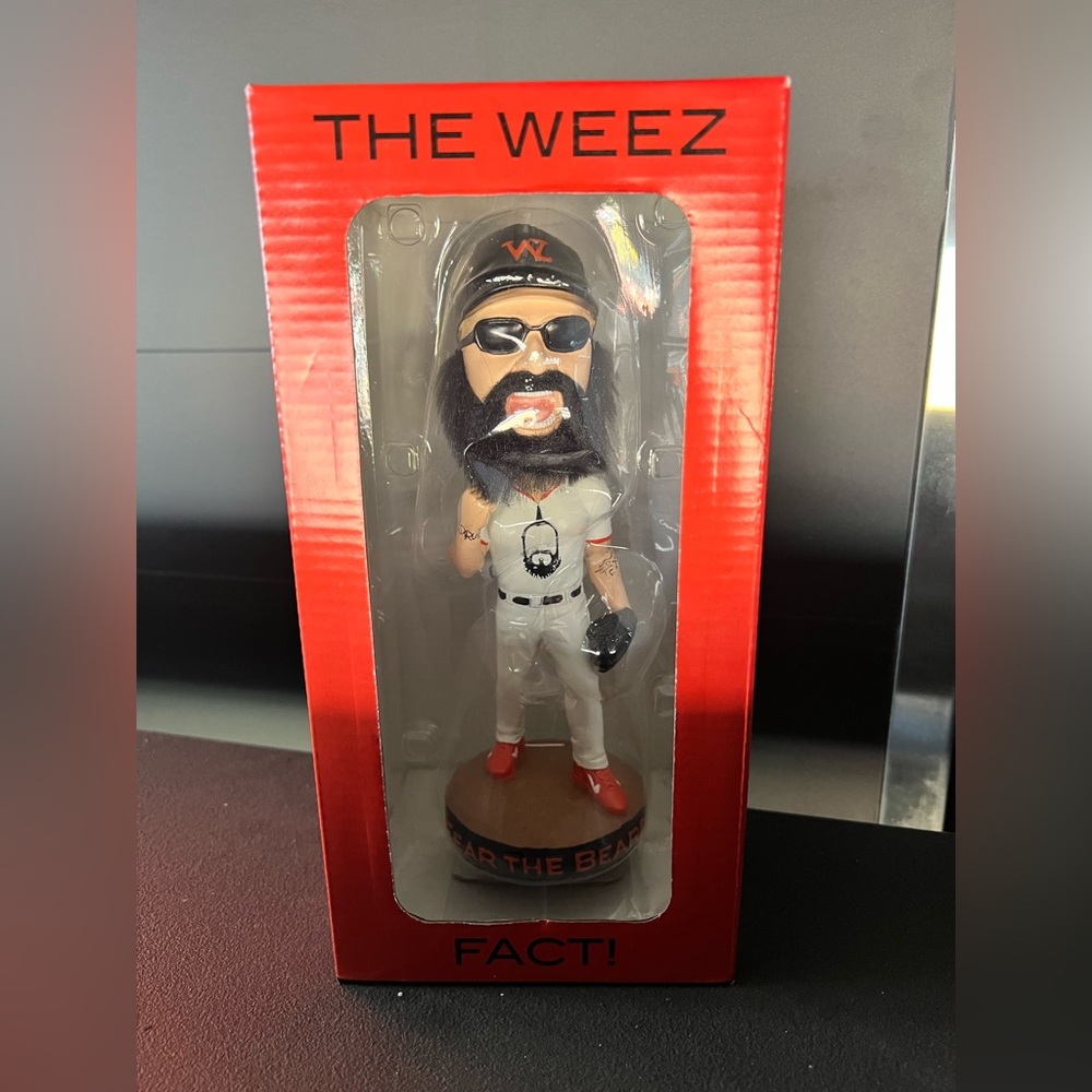 NEW San Francisco SF Giants 2025 Fan Fest 3/8 Brian Wilson The Weez Bobblehead
